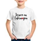 Camiseta Infantil Técnico em Enfermagem - Foca na Moda