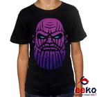 Camiseta Infantil Thanos 100% Algodão Geeko