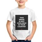 Camiseta Infantil This image is not available in your country - Foca na Moda