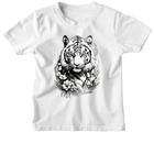 Camiseta Infantil Tigre albino