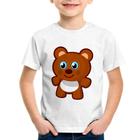 Camiseta Infantil Ursinho Desenho - Foca na Moda