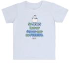 Camiseta Infantil Versiculo Fofinho Só Jesus Tem