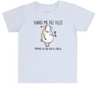 Camiseta Infantil Vinho me faz bem humanos dor de cabeça