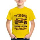 Camiseta Infantil Vintage Classic Moto - Foca na Moda