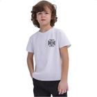 Camiseta Infantil West coast chopper cruz vazada brasao