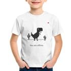 Camiseta Infantil You are offline - Foca na Moda