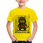 Camiseta Infantil You cat see my ninja moves - Foca na Moda