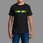 Camiseta Infatil Masculina Streetwear Casual Moda De Rua Manga Curta Brasil