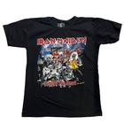 Camiseta Iron Maiden Best of the Beast Blusa Adulto Unissex Banda de Rock Fn106