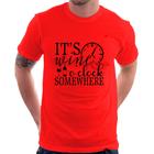 Camiseta It's wine o'clock somewhere - Foca na Moda