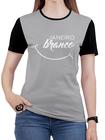 Camiseta Janeiro Branco PLUS SIZE Feminina Blusa