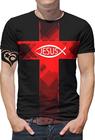 Camiseta Jesus PLUS SIZE Gospel criativa Masculina Roupa Et3