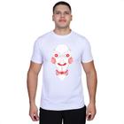 Camiseta Jigsaw Jogos Mortais Adulto Algodão Reforçado