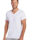 Camiseta Jockey Masculina - Algodão Elástico com Decote V - Modelagem Justa