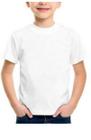 Camiseta Juvenil Básica Branca Unissex Teen