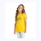 Camiseta Juvenil Copa do Mundo Vai Brasil Algodão Unissex