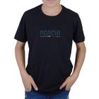 Camiseta Juvenil Masculina Ogochi Concept MC Preta - 006526