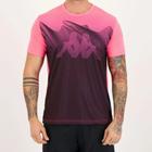 Camiseta kappa tomas rosa/preto