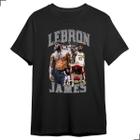 Camiseta King Lebron Basquete James Vintage Jogador Lakers