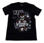Camiseta Kiss Blusa Adulto Unissex Oficial Licenciado Banda de Rock Of0118 BM
