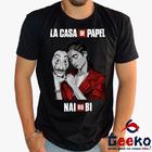 Camiseta La Casa de Papel 100% Algodão Nairobi Geeko