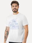 Camiseta Lacoste Masculina Regular Fit Croco Summer Logo Branca