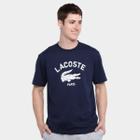 Camiseta Lacoste Paris Casual Masculina