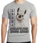 Camiseta lhama animal Blusa criança infantil juvenil adulto camisa tamanhos