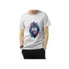 Camiseta Lobo Aquarela Masculina Feminina Tshirt Baby look