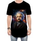 Camiseta Longline Albert Einstein Físico Brilhante Gênio 10