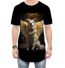 Camiseta Longline Anjo Canino Cão Angelical 5