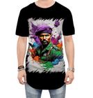 Camiseta Longline Boina Roxa Soldado Batalhão 1