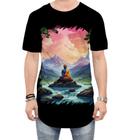 Camiseta Longline Buda Anime Desenho Budismo Buda 5