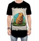 Camiseta Longline Capivara do Bem Animalzinho 11