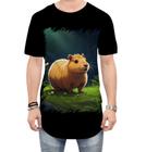 Camiseta Longline Capivara do Bem Animalzinho 9