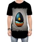 Camiseta Longline de Ovos de Páscoa Minimalistas 6