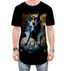 Camiseta Longline Deus Egípcio Anubis Mortos 1