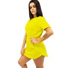 Camiseta Longline Feminina Oversized Camisa Tapa Bumbum Academia