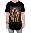 Camiseta Longline Gladiador Romano Coliseu 2