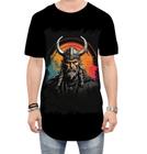 Camiseta Longline Guerreiro Viking Nórdico Tribo 12