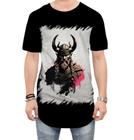 Camiseta Longline Guerreiro Viking Nórdico Tribo 8