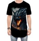 Camiseta Longline Leviathan Infernal Fogo 2