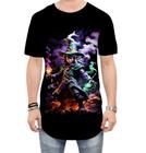 Camiseta Longline Mago das Trevas Poder Toon 3