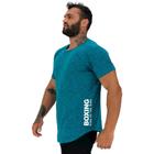 Camiseta Longline Masculina MXD Conceito Estampa Lateral Boxing King Of The Ring