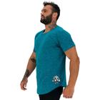 Camiseta Longline Masculina MXD Conceito Estampa Lateral Monster