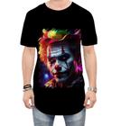 Camiseta Longline Palhaço Quebrada Morro Clown Slum 12