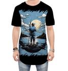 Camiseta Longline Pesca Esportiva Peixes Azul Paz 7 - Kasubeck Store