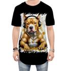 Camiseta Longline Pitbull com Headphones 4