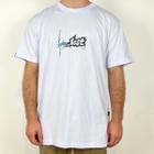 Camiseta Lost Smurfs Box Fit Pixador Branco - Masculina