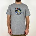 Camiseta Lost Smurfs Saturn Cinza - Masculina